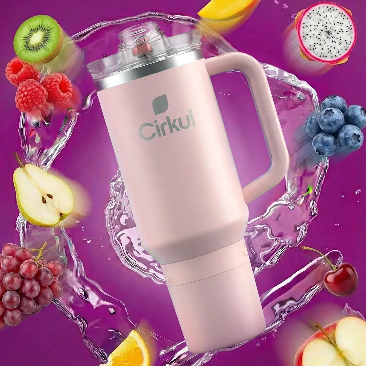 Cirkul Tumbler – Cherry Blossom - Easy Carry