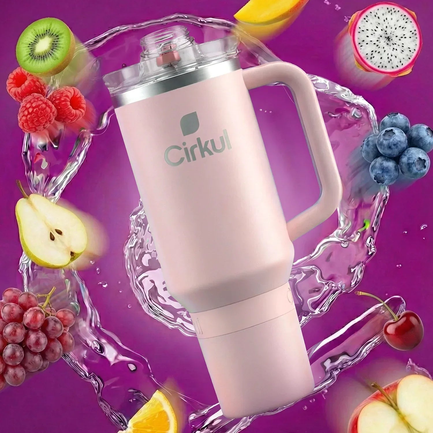 Cirkul Tumbler – Cherry Blossom - Easy Carry