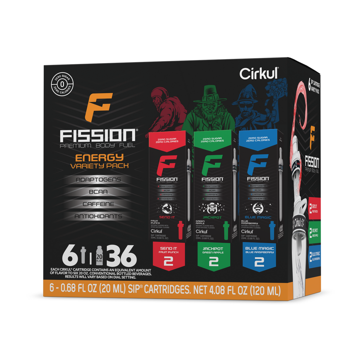 Fission® 6-Pack Variety Pack - Flavor Set