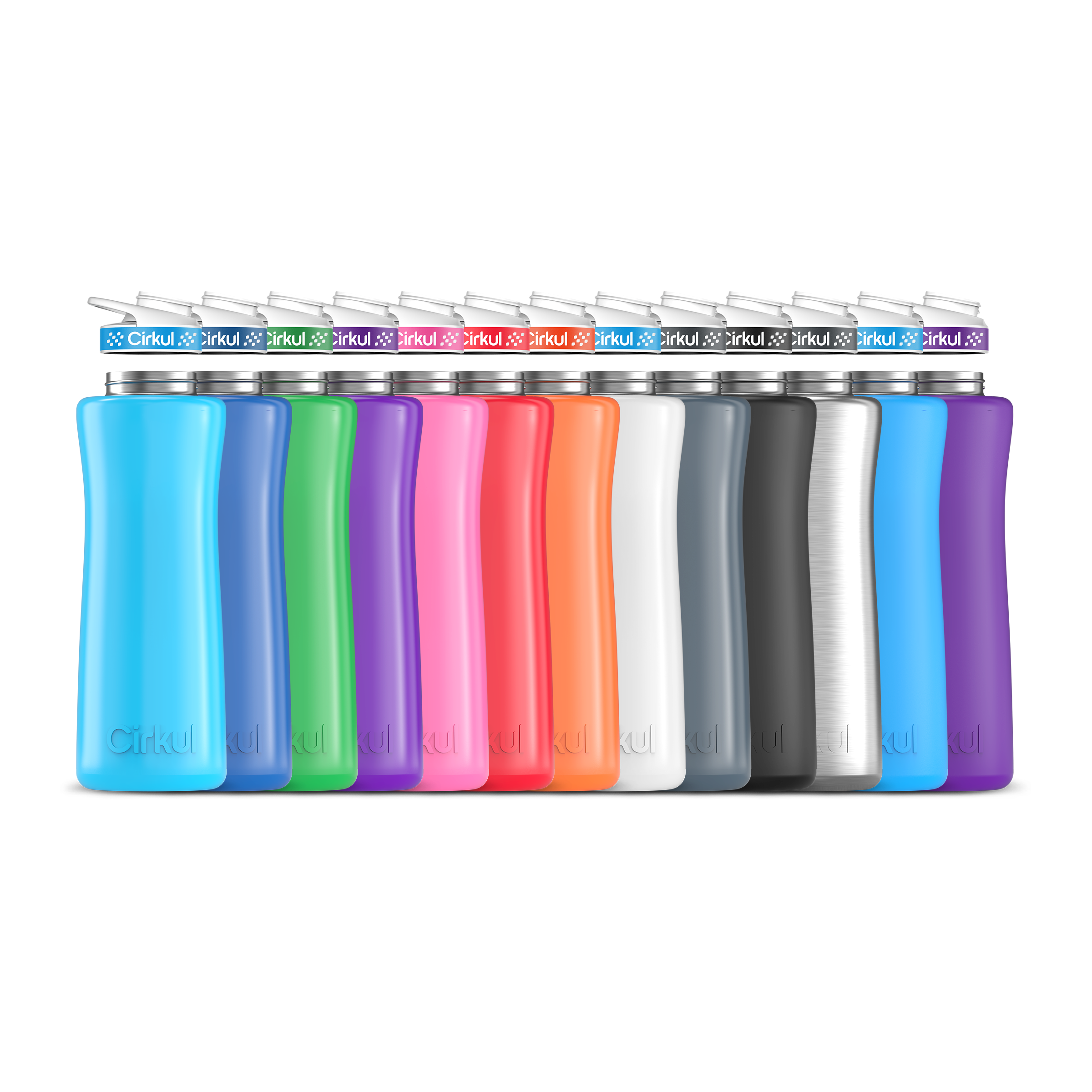 42oz. Stainless Steel Bottle & Comfort Grip Lid - Travel Bottle