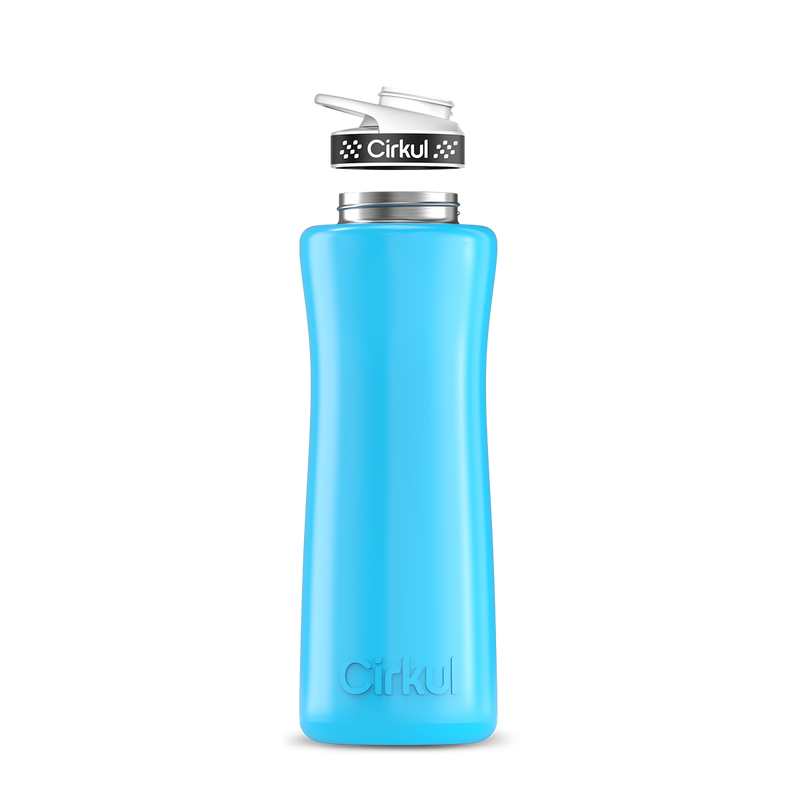 42oz. Stainless Steel Bottle & Comfort Grip Lid - Travel Bottle