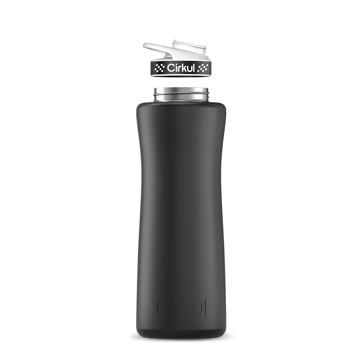 42oz. Stainless Steel Bottle & Comfort Grip Lid - Travel Bottle