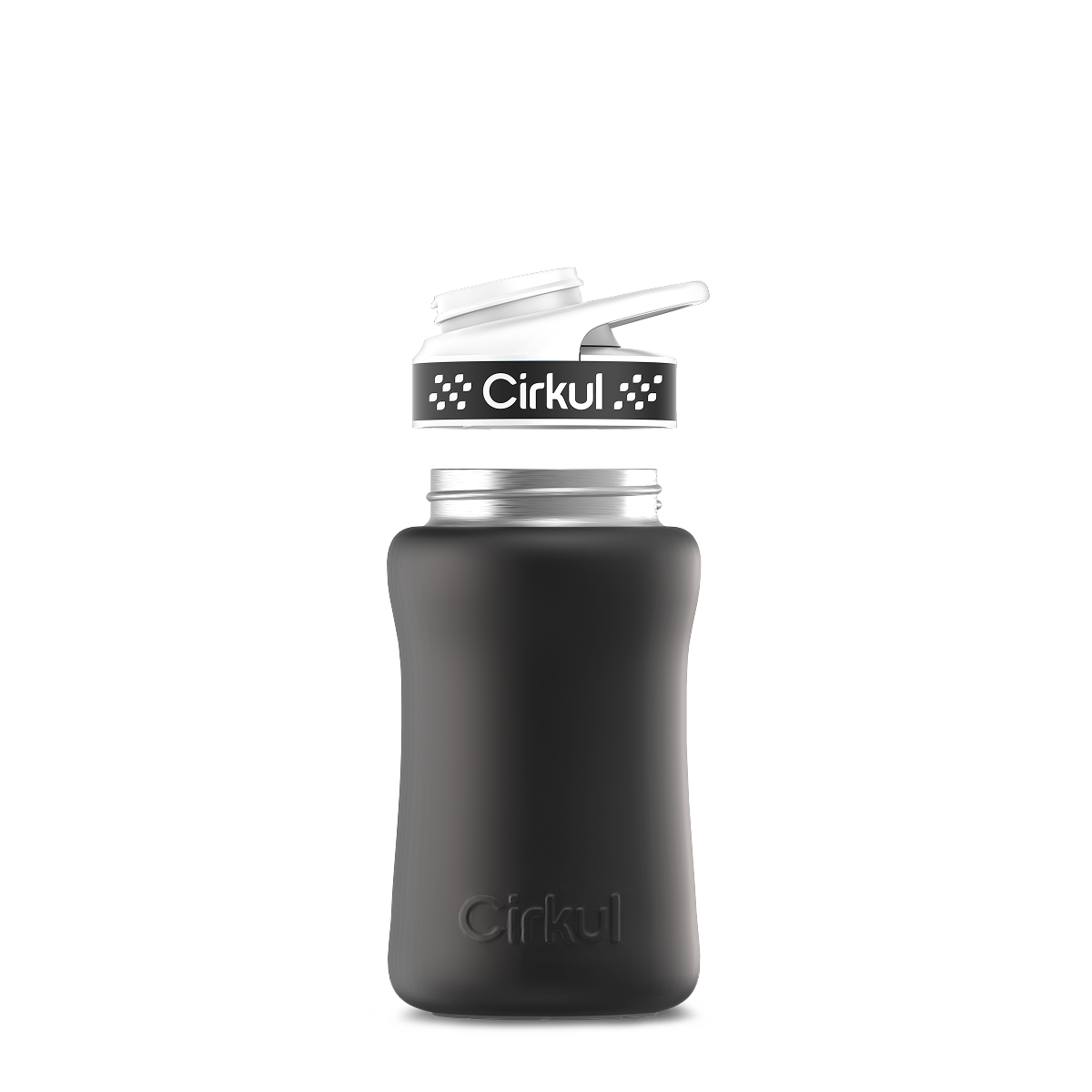 12oz. Stainless Steel Bottle & Comfort Grip Lid - Premium Carry
