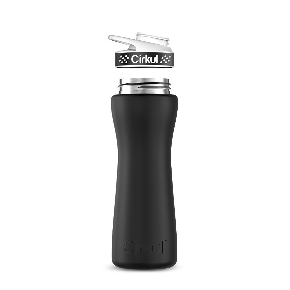22oz. Stainless Steel Bottle & Comfort Grip Lid - Modern Carry