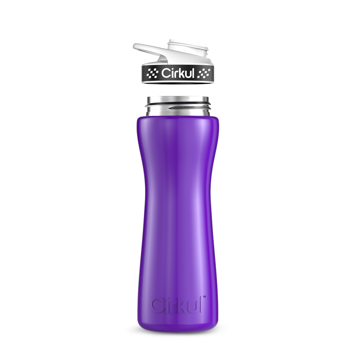 22oz. Stainless Steel Bottle & Comfort Grip Lid - Modern Carry