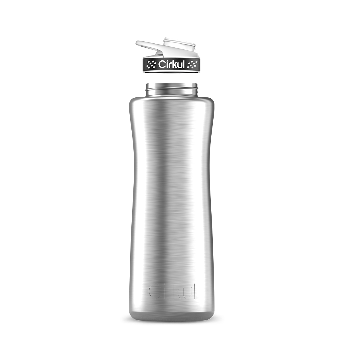 42oz. Stainless Steel Bottle & Comfort Grip Lid - Travel Bottle