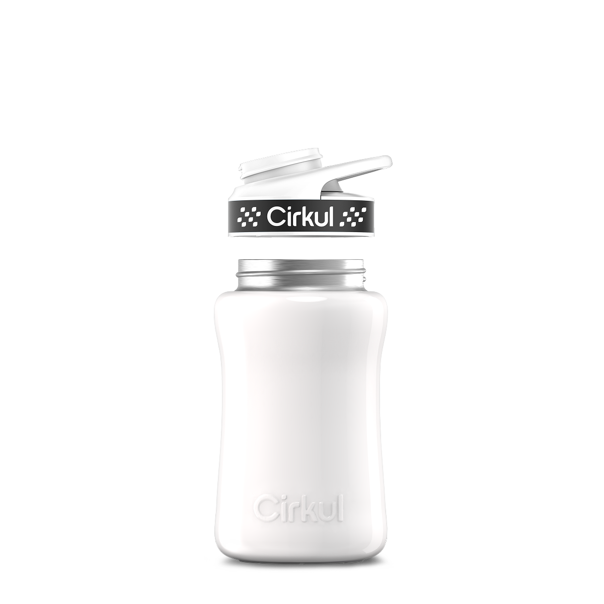 12oz. Stainless Steel Bottle & Comfort Grip Lid - Premium Carry