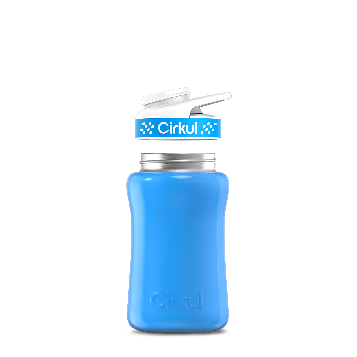 12oz. Stainless Steel Bottle & Comfort Grip Lid - Premium Carry