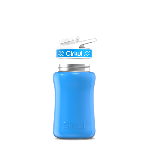 12oz. Stainless Steel Bottle & Comfort Grip Lid - Premium Carry