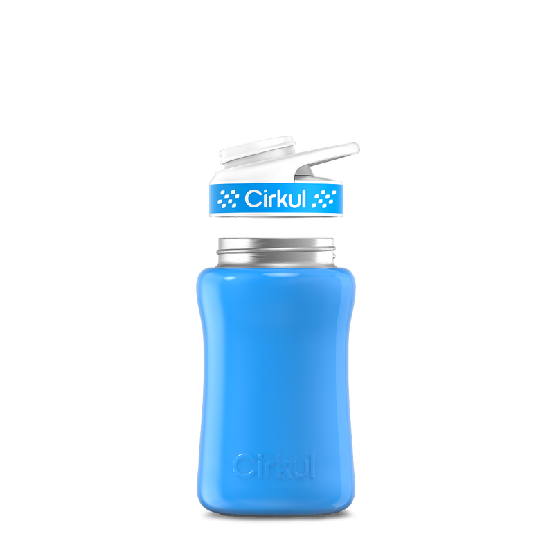 12oz. Stainless Steel Bottle & Comfort Grip Lid - Premium Carry