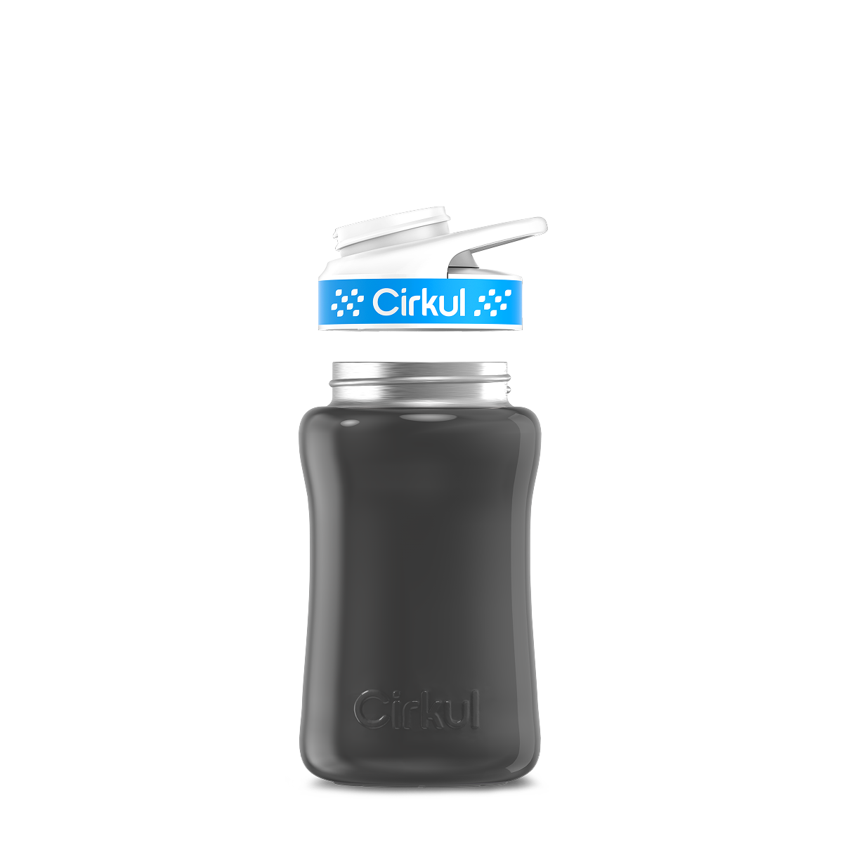 12oz. Stainless Steel Bottle & Comfort Grip Lid - Premium Carry