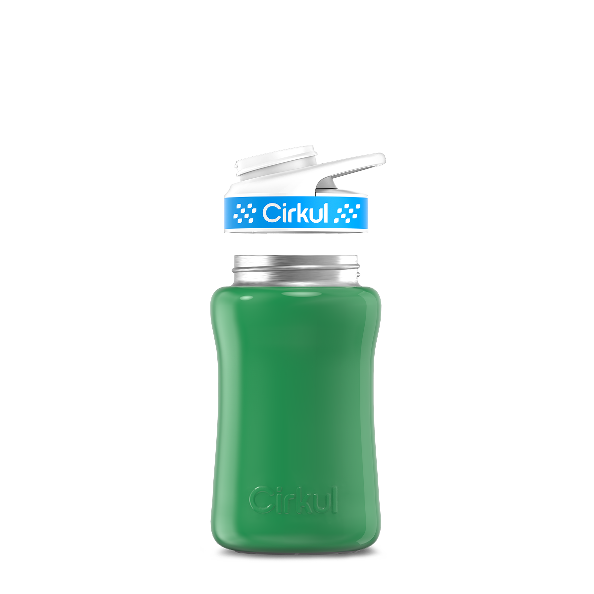 12oz. Stainless Steel Bottle & Comfort Grip Lid - Premium Carry
