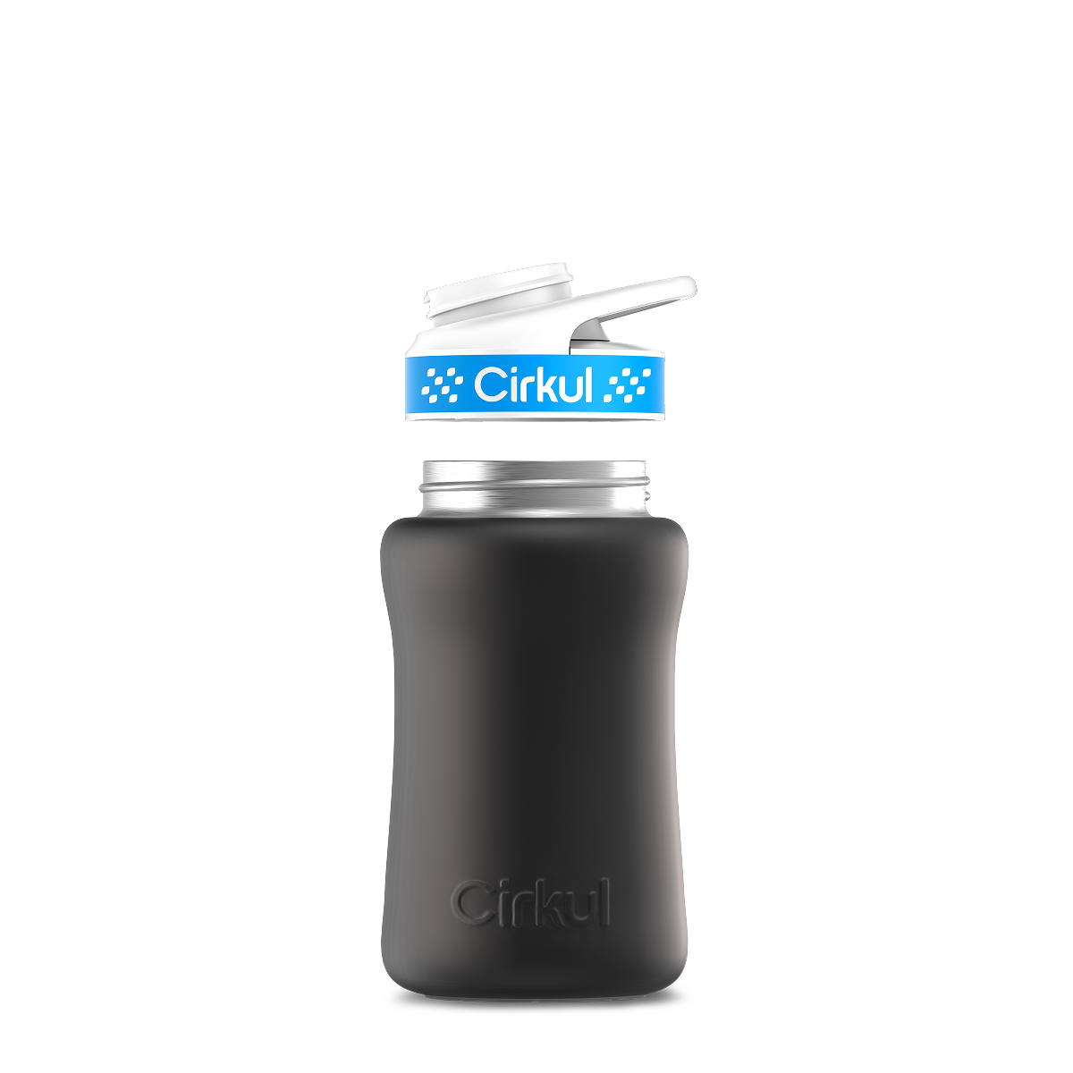 12oz. Stainless Steel Bottle & Comfort Grip Lid - Premium Carry