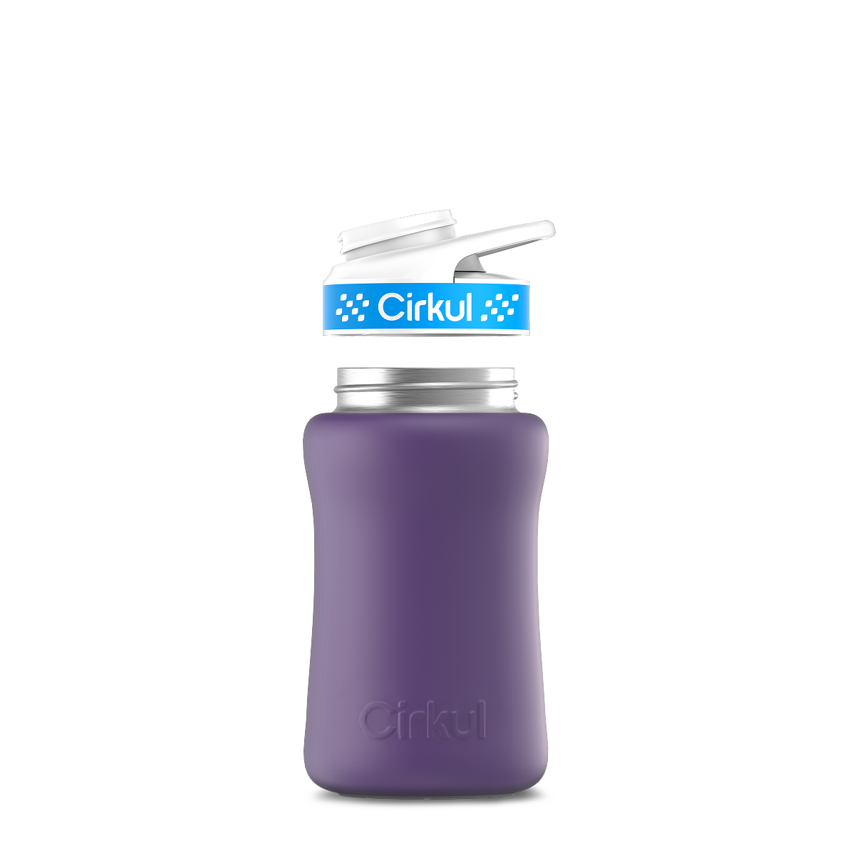 12oz. Stainless Steel Bottle & Comfort Grip Lid - Premium Carry