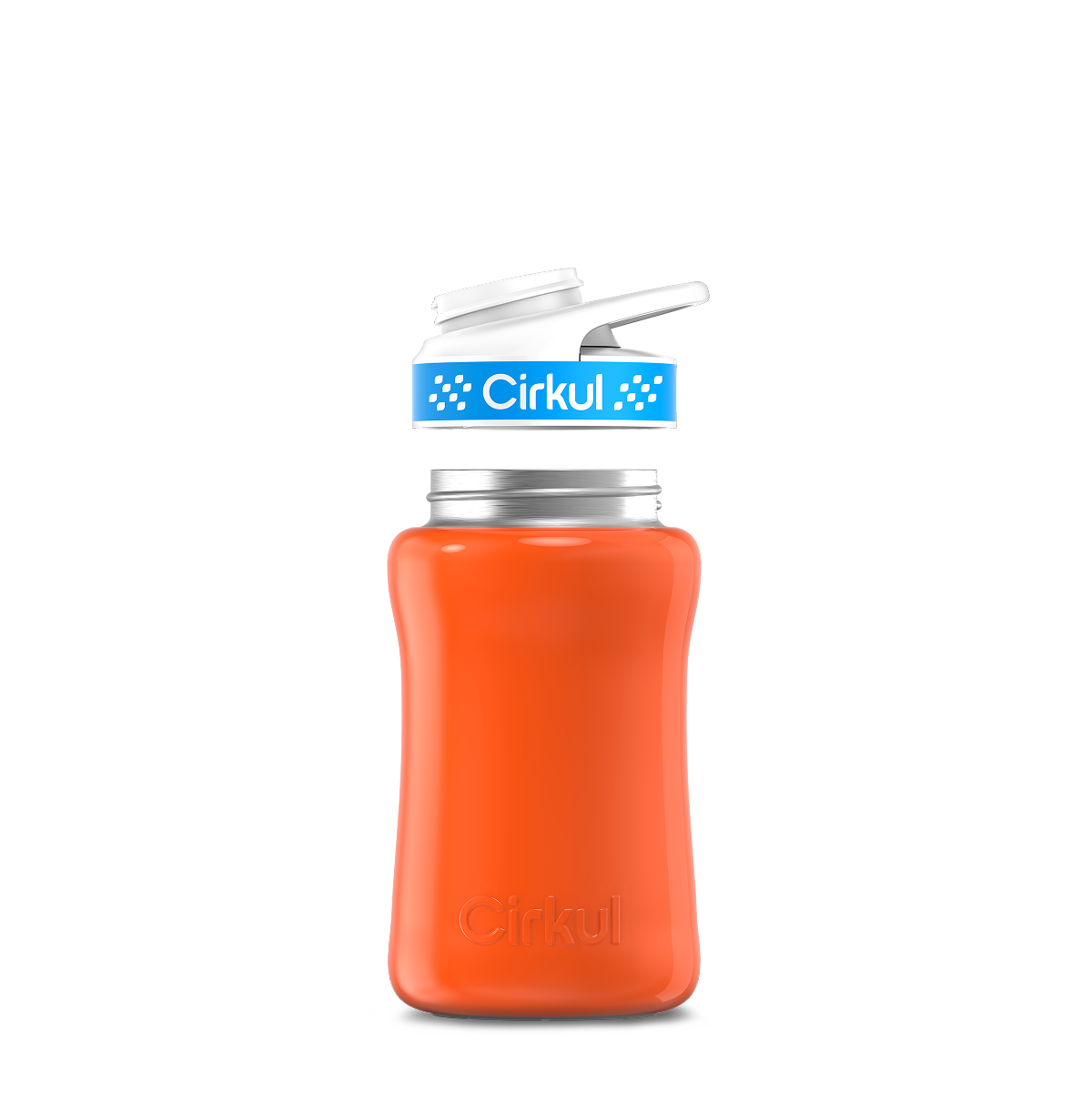 12oz. Stainless Steel Bottle & Comfort Grip Lid - Premium Carry