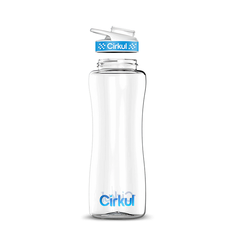 32oz. Plastic Bottle & Comfort Grip Lid - Easy Grip