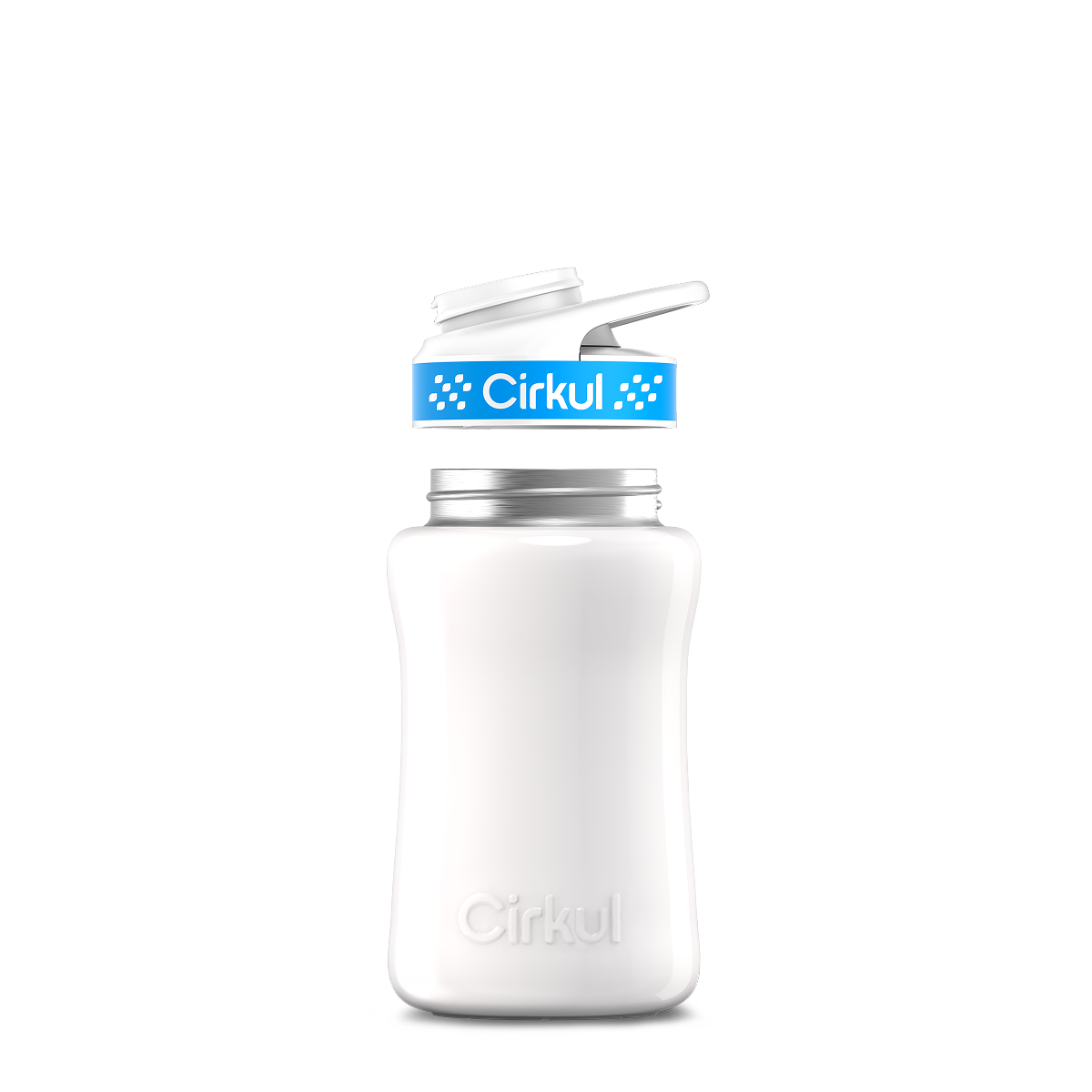 12oz. Stainless Steel Bottle & Comfort Grip Lid - Premium Carry