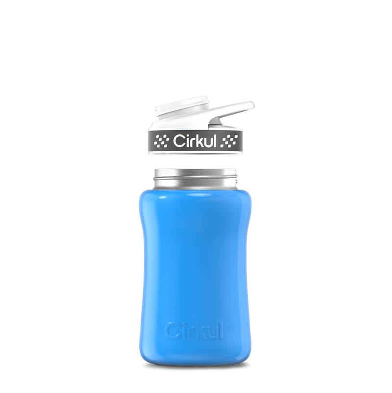 12oz. Stainless Steel Bottle & Comfort Grip Lid - Premium Carry