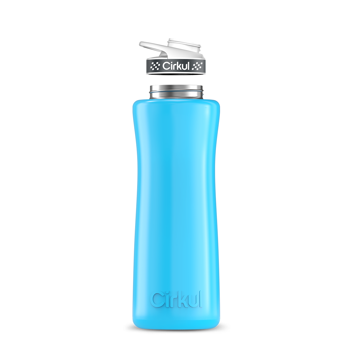 42oz. Stainless Steel Bottle & Comfort Grip Lid - Travel Bottle