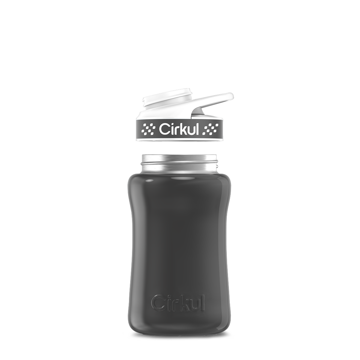 12oz. Stainless Steel Bottle & Comfort Grip Lid - Premium Carry