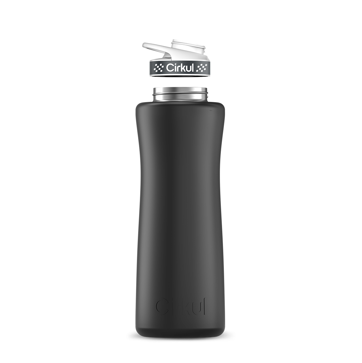 42oz. Stainless Steel Bottle & Comfort Grip Lid - Travel Bottle