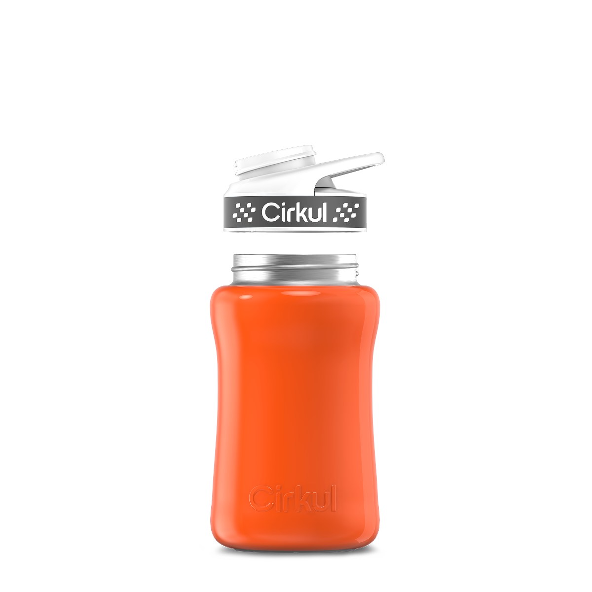 12oz. Stainless Steel Bottle & Comfort Grip Lid - Premium Carry