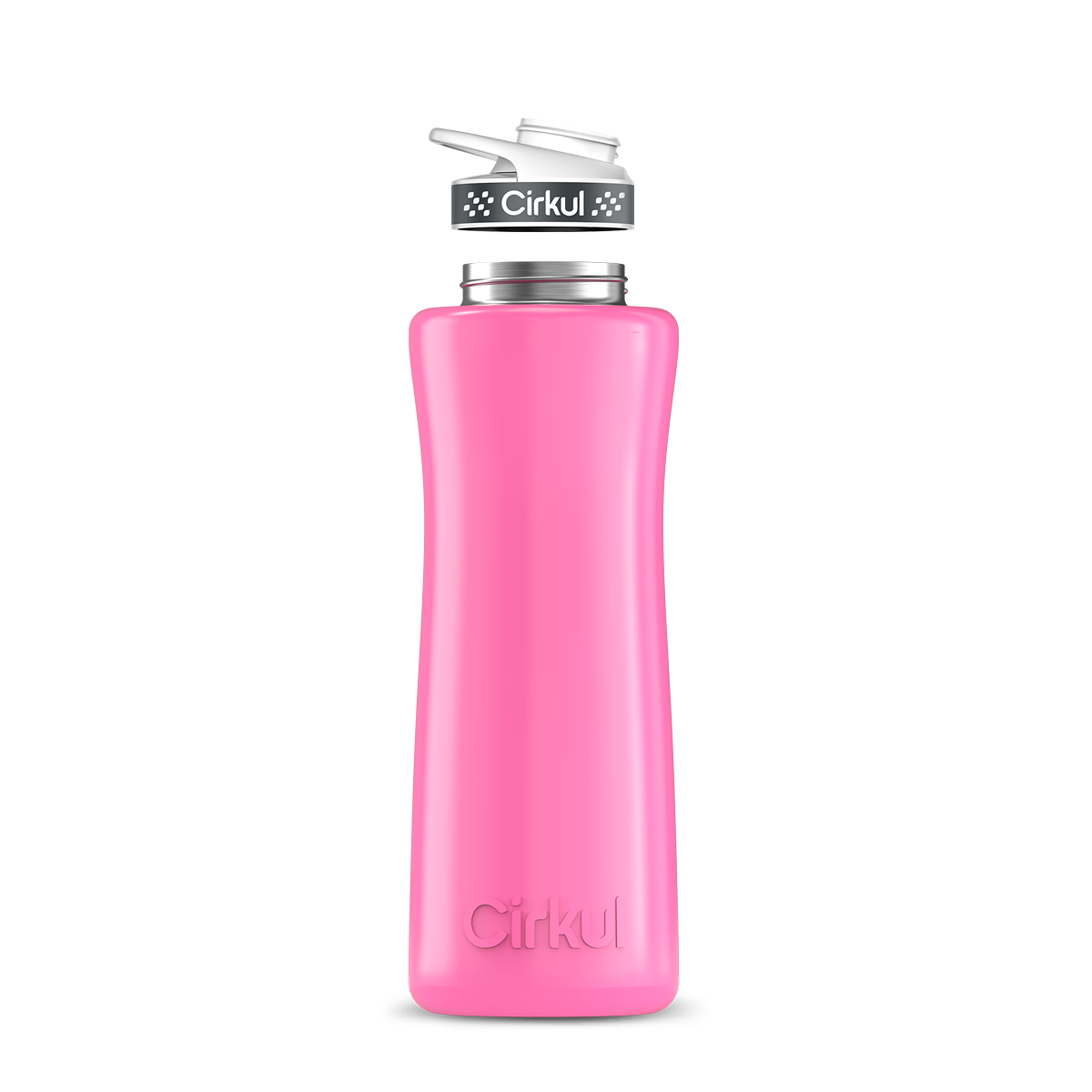 42oz. Stainless Steel Bottle & Comfort Grip Lid - Travel Bottle