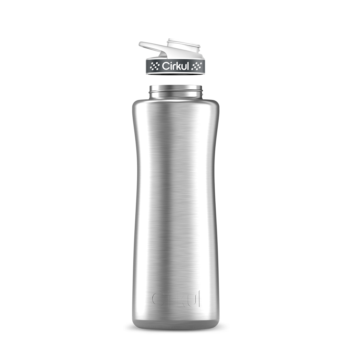 42oz. Stainless Steel Bottle & Comfort Grip Lid - Travel Bottle