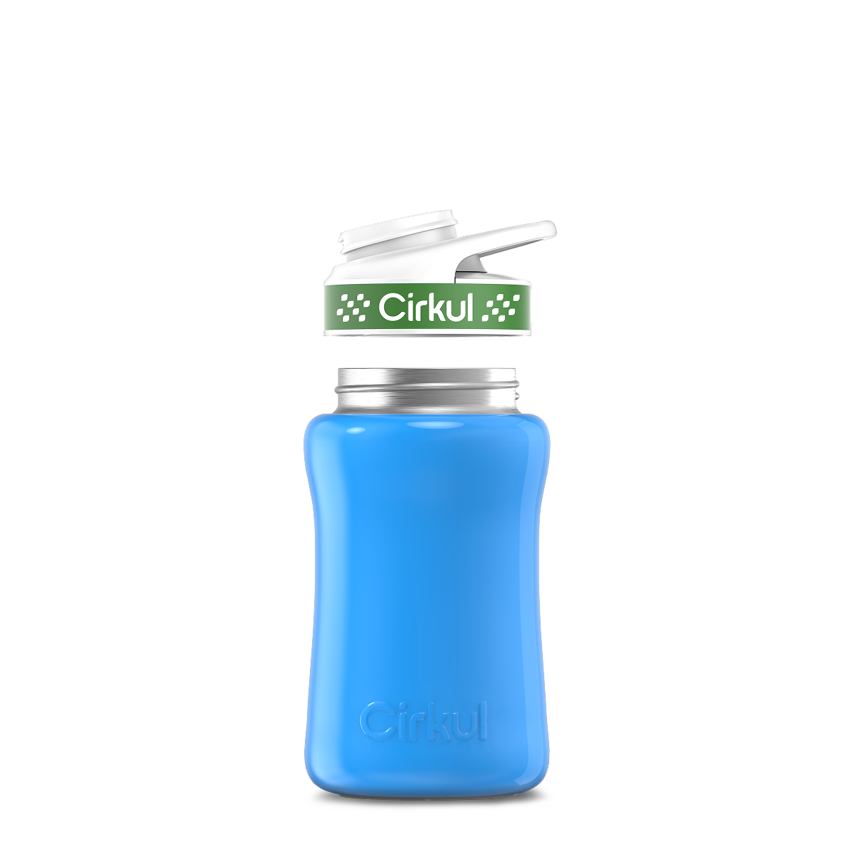 12oz. Stainless Steel Bottle & Comfort Grip Lid - Premium Carry