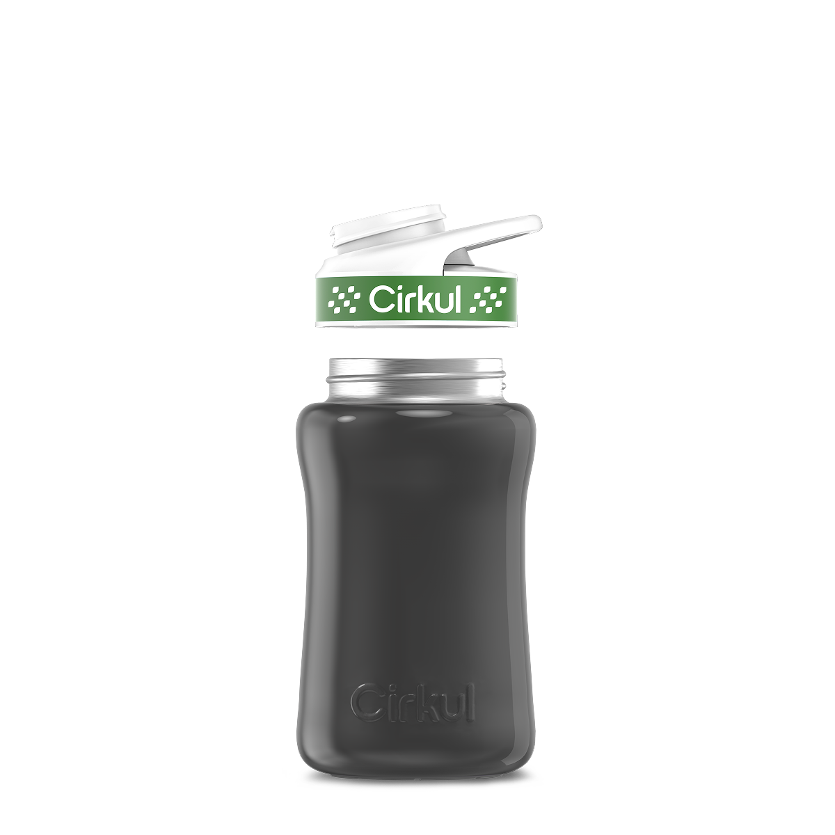 12oz. Stainless Steel Bottle & Comfort Grip Lid - Premium Carry