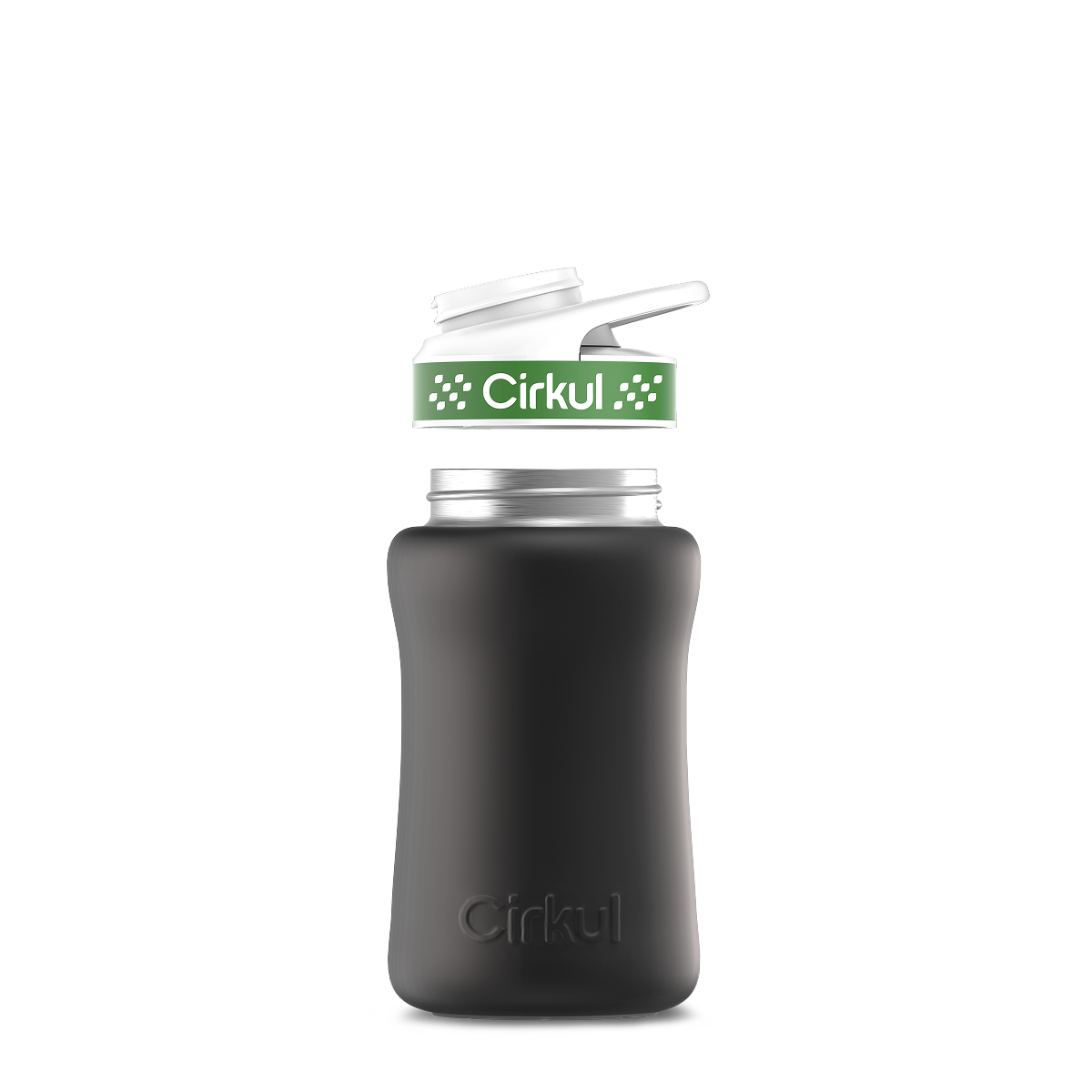 12oz. Stainless Steel Bottle & Comfort Grip Lid - Premium Carry
