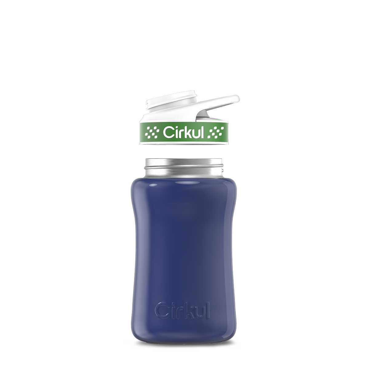 12oz. Stainless Steel Bottle & Comfort Grip Lid - Premium Carry