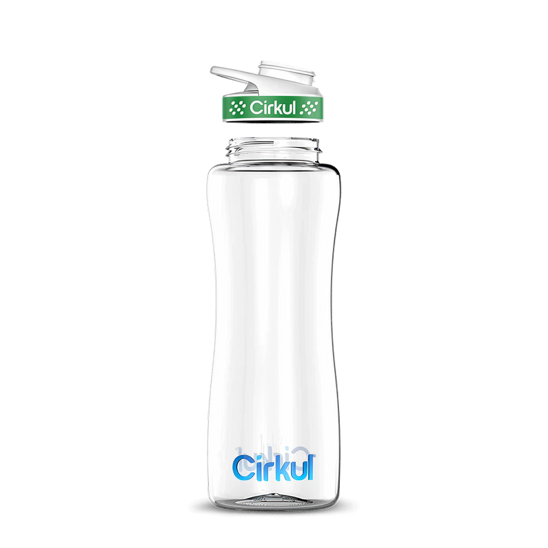 32oz. Plastic Bottle & Comfort Grip Lid - Easy Grip