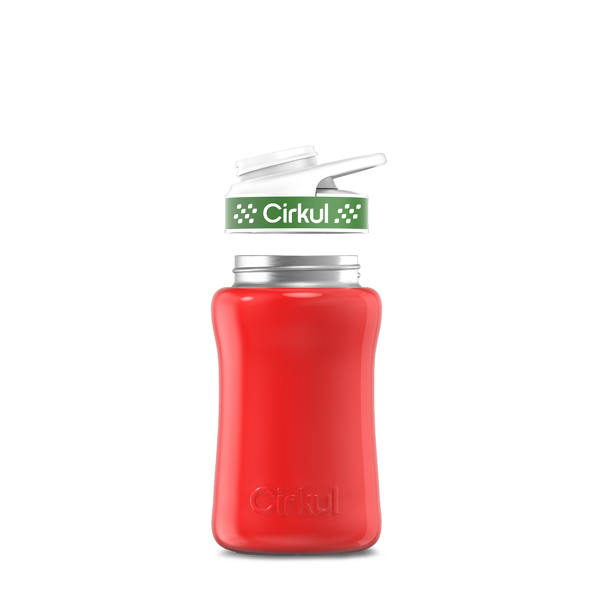 12oz. Stainless Steel Bottle & Comfort Grip Lid - Premium Carry