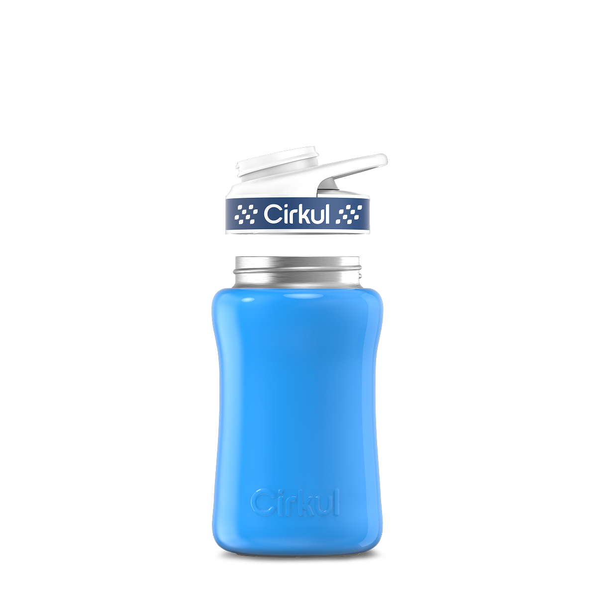 12oz. Stainless Steel Bottle & Comfort Grip Lid - Premium Carry