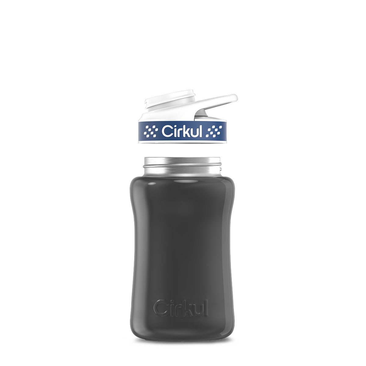 12oz. Stainless Steel Bottle & Comfort Grip Lid - Premium Carry