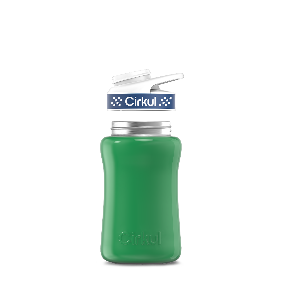 12oz. Stainless Steel Bottle & Comfort Grip Lid - Premium Carry