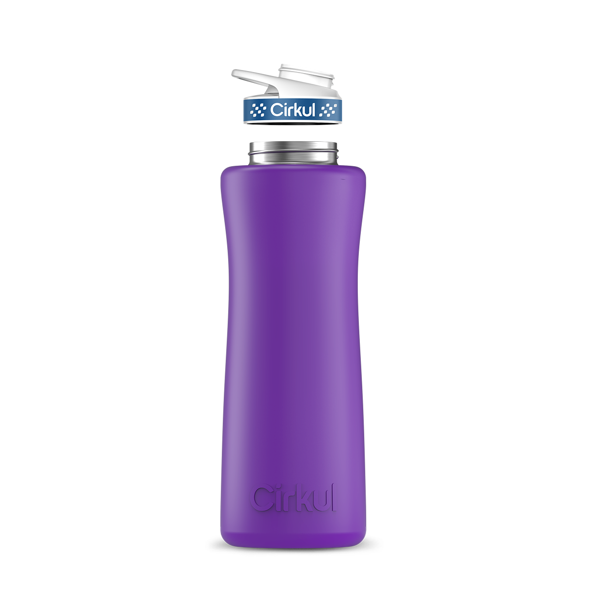 42oz. Stainless Steel Bottle & Comfort Grip Lid - Travel Bottle