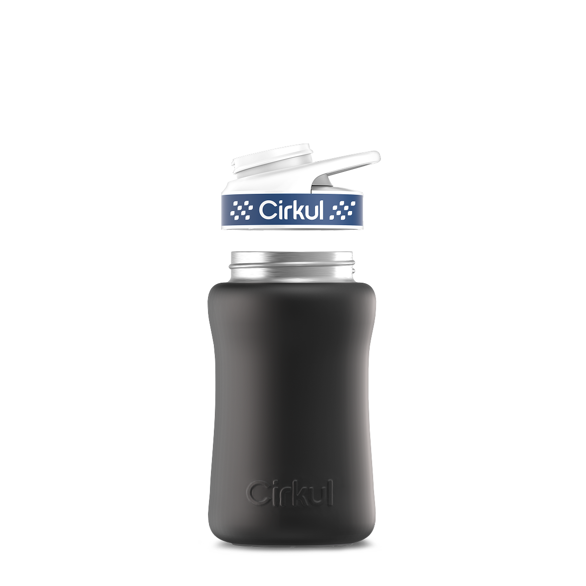 12oz. Stainless Steel Bottle & Comfort Grip Lid - Premium Carry
