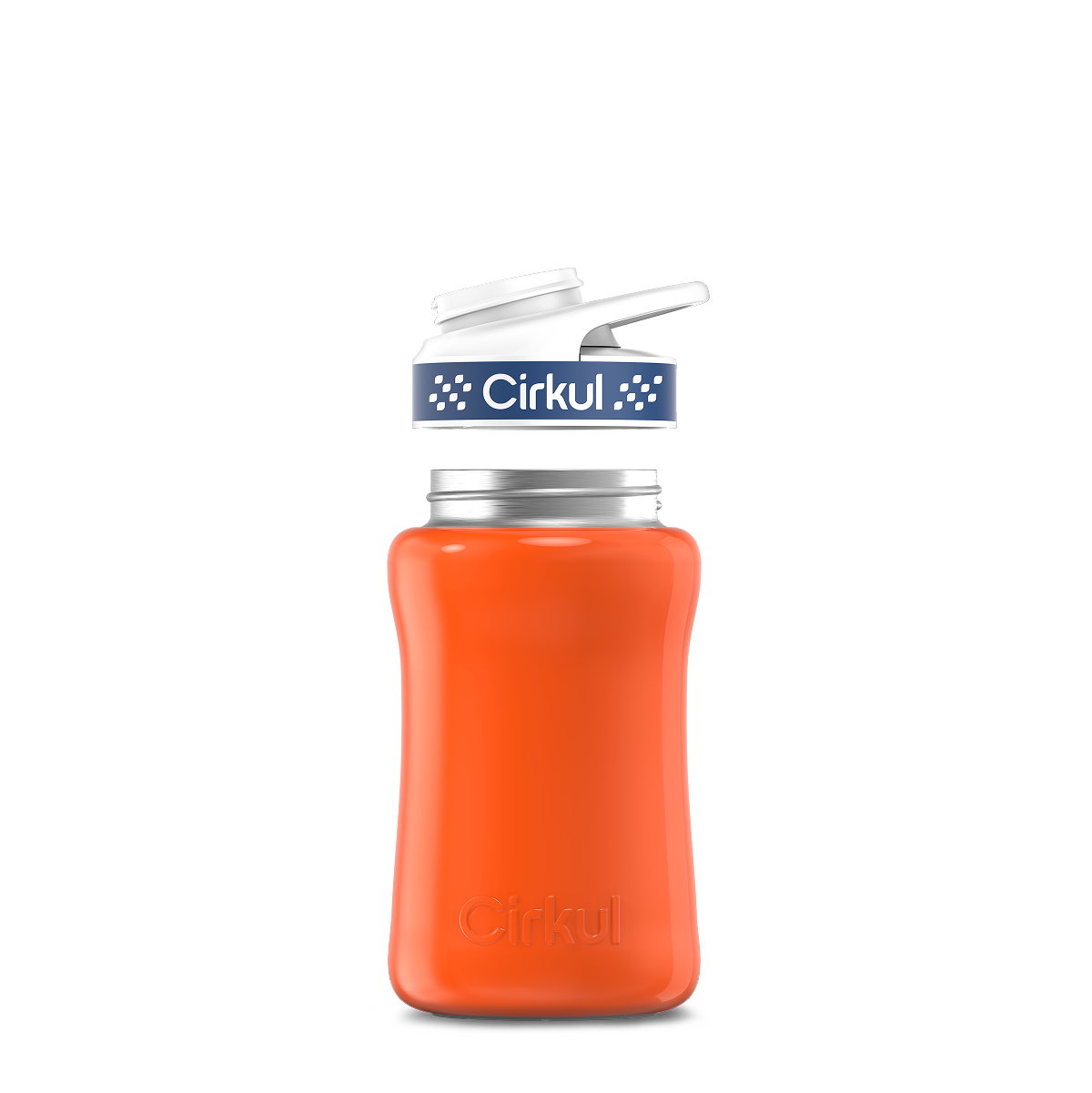 12oz. Stainless Steel Bottle & Comfort Grip Lid - Premium Carry
