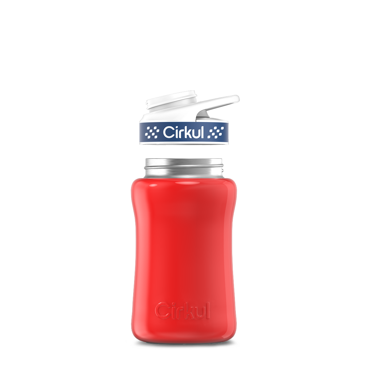 12oz. Stainless Steel Bottle & Comfort Grip Lid - Premium Carry