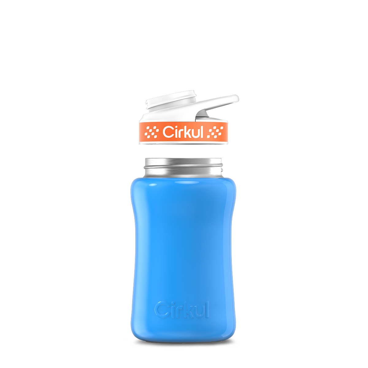12oz. Stainless Steel Bottle & Comfort Grip Lid - Premium Carry