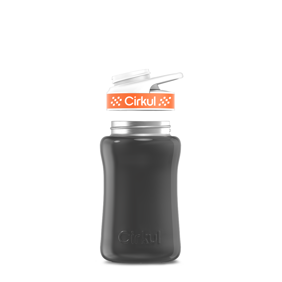 12oz. Stainless Steel Bottle & Comfort Grip Lid - Premium Carry