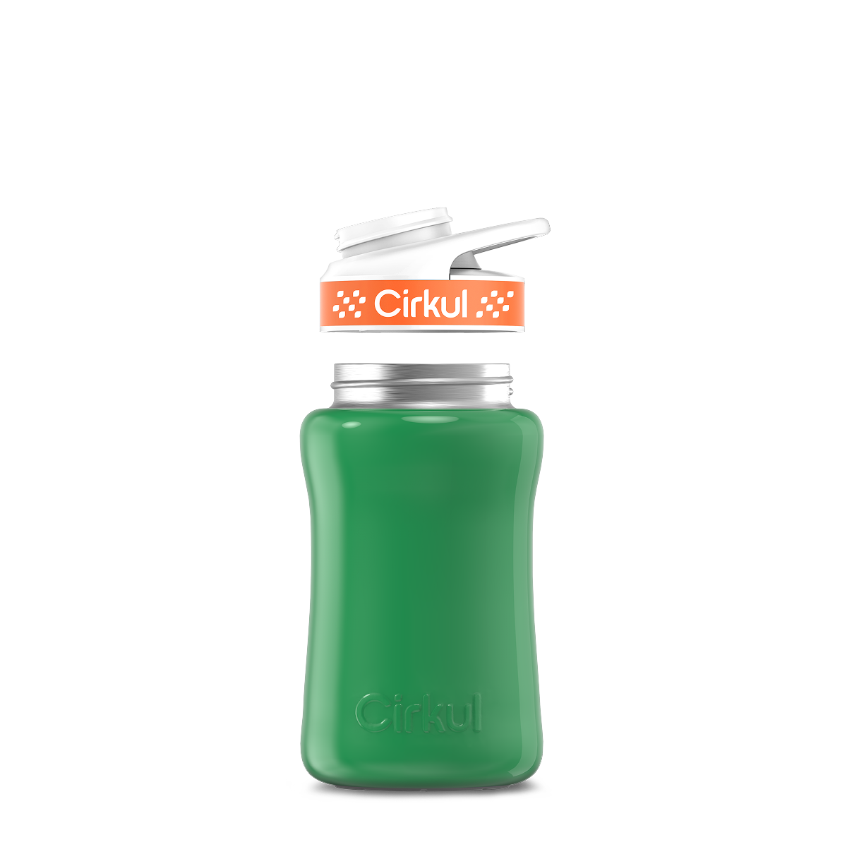 12oz. Stainless Steel Bottle & Comfort Grip Lid - Premium Carry