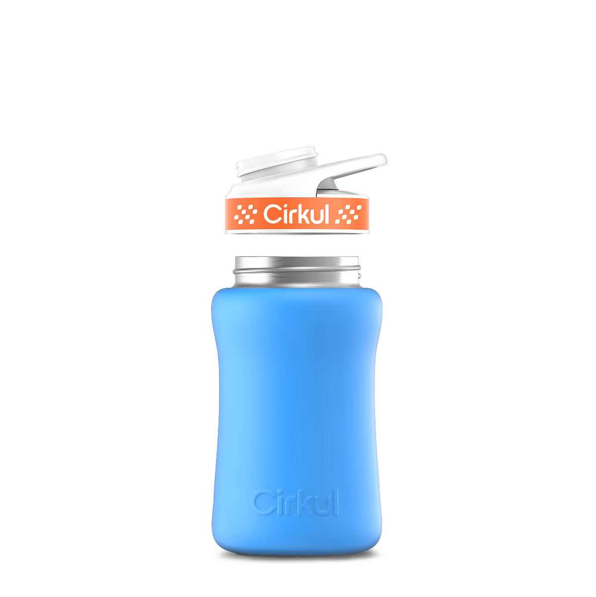 12oz. Stainless Steel Bottle & Comfort Grip Lid - Premium Carry