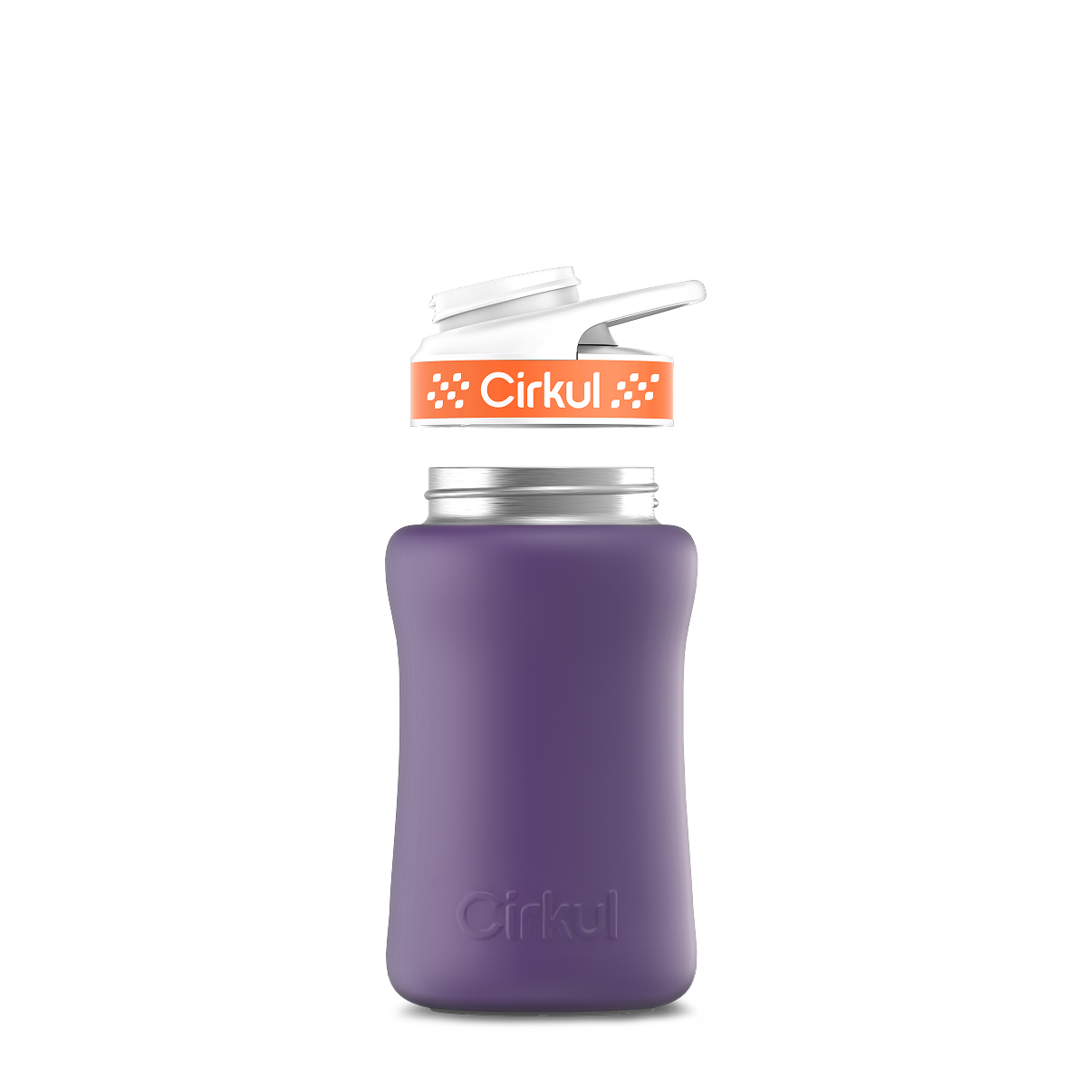 12oz. Stainless Steel Bottle & Comfort Grip Lid - Premium Carry
