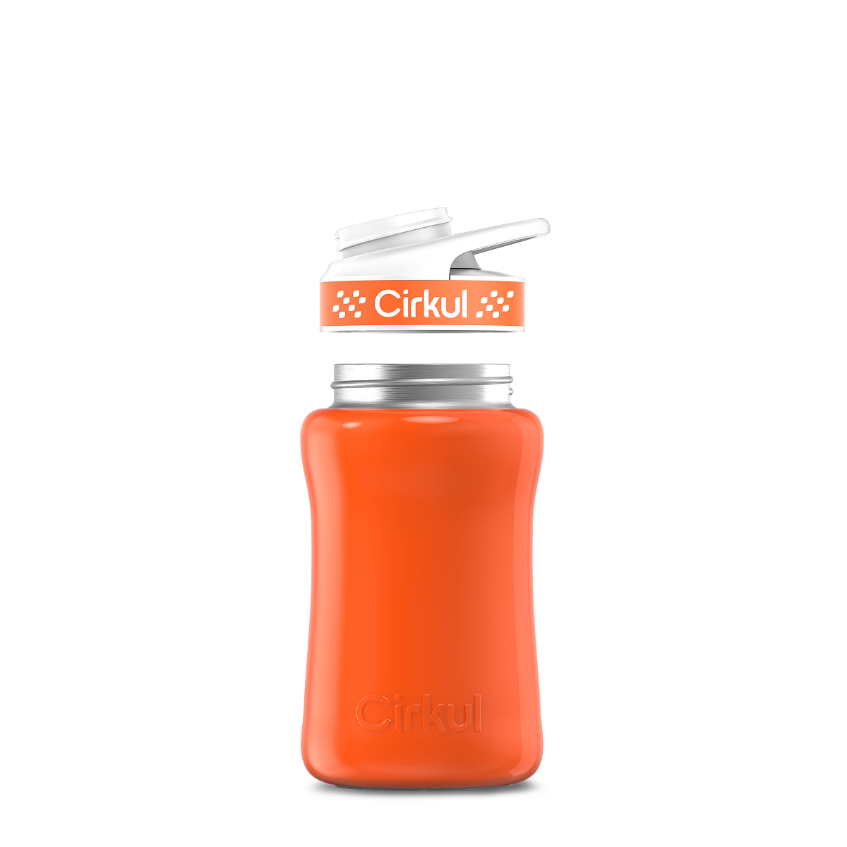 12oz. Stainless Steel Bottle & Comfort Grip Lid - Premium Carry