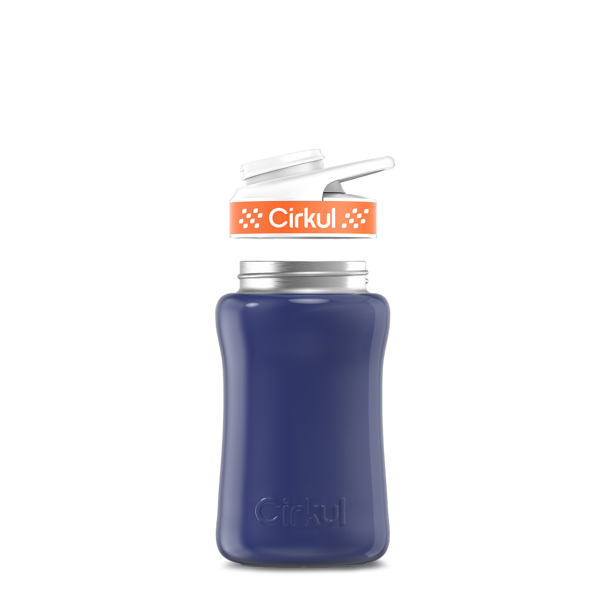 12oz. Stainless Steel Bottle & Comfort Grip Lid - Premium Carry