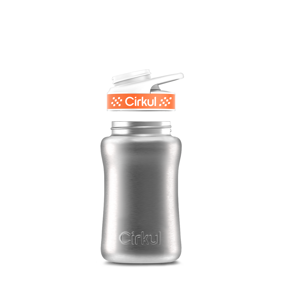 12oz. Stainless Steel Bottle & Comfort Grip Lid - Premium Carry
