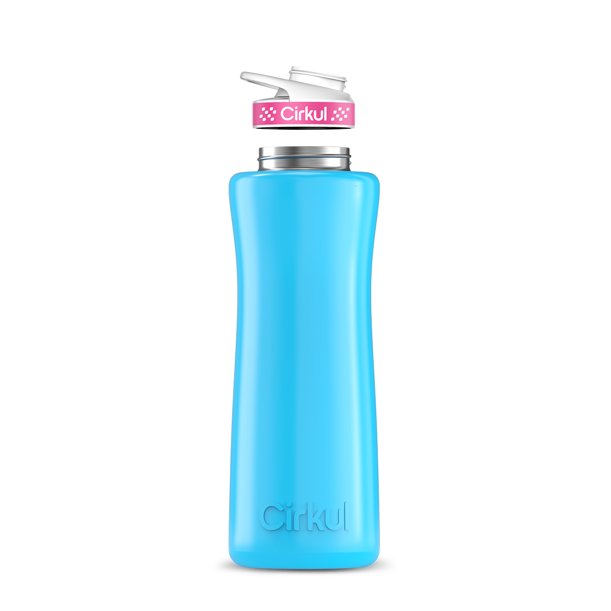 42oz. Stainless Steel Bottle & Comfort Grip Lid - Travel Bottle